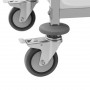 Chariot inox à 3 niveaux