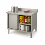 Meuble Neutre Inox Adossé - Profondeur 700 mm
