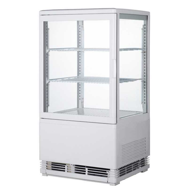 Mini vitrine réfrigérée positive à poser 58 L