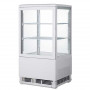 Mini vitrine réfrigérée positive à poser 58 L