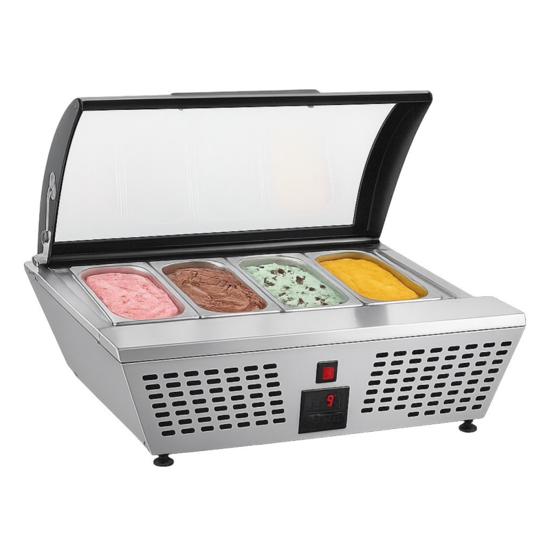 Vitrine à glace à poser 67L