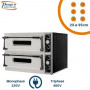 Fours à pizza électrique PRISMAFOOD 12 Pizzas XL 2 x 6 ø35 cm