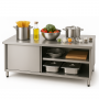 Meuble Neutre Inox Central - Profondeur 700 mm