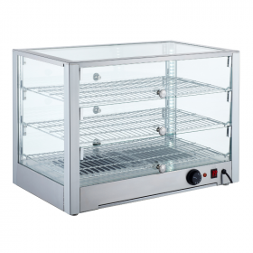 Vitrine chauffante éclairage LED 115L