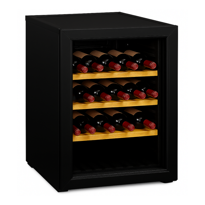 Cave à Vin de Service - 15 Bouteilles - Étagères en Bois