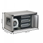 Caisson filtrant à charbons actifs avec moteur 600 W – 9 cartouches