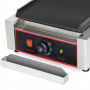 Machine à panini - Grill électrique plaques sup rainurées inf lisse