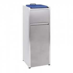 Poubelle Snack Professionnelle - 110L - Acier Inoxydable Poubelle Snack Professionnelle - 110L - Acier Inoxydable