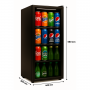 Mini Armoire à boissons 72L