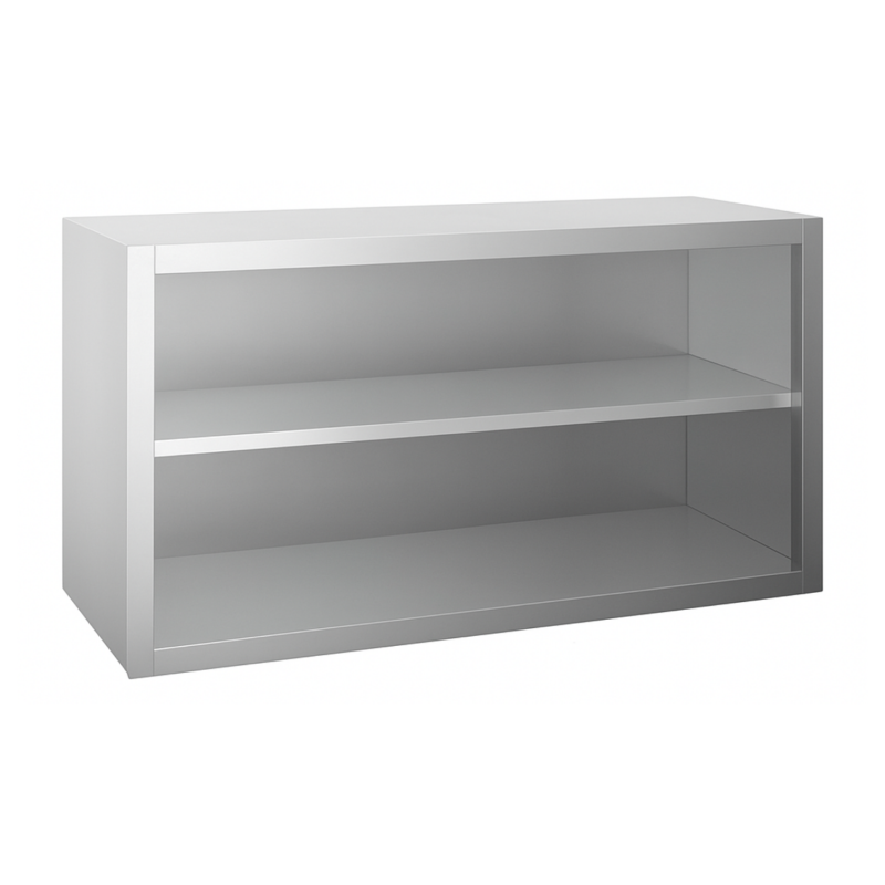 Placard à suspendre inox ouvert 1000 x 400 x 600 mm