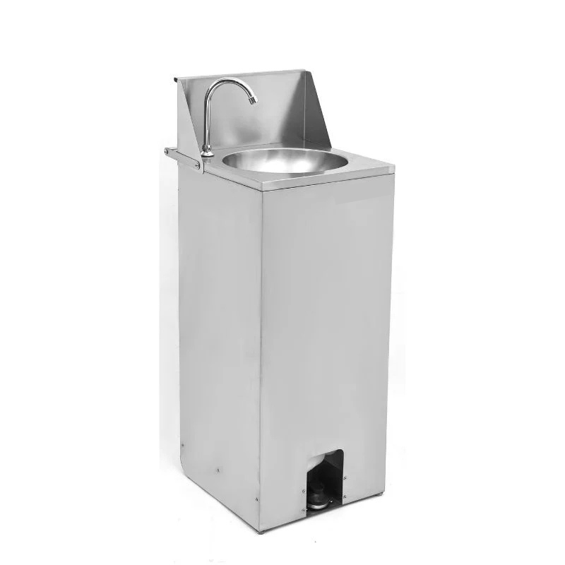 Lave-Mains Autonome Inox avec Commande au Pied