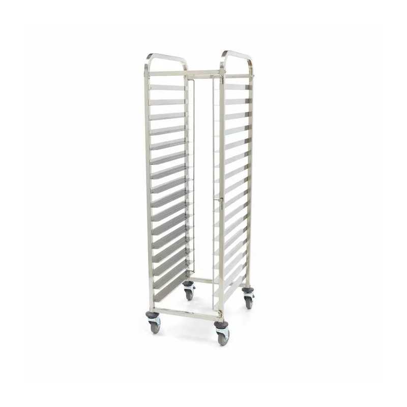 Echelle inox 16 niveaux pâtissier 600x400