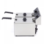 Friteuse professionnelle électrique 2 cuves