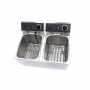 Friteuse professionnelle électrique 2 cuves