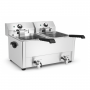 Friteuse électrique avec vanne de vidange - 2 x 8 Litres