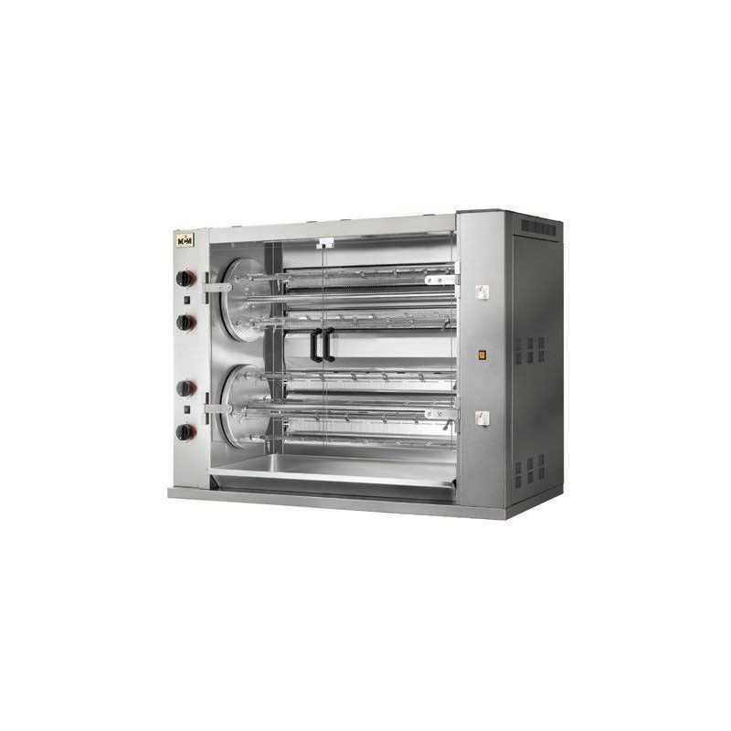 Rôtissoire planétaires multi-rotative à Gaz MCM 8 Broches MR
