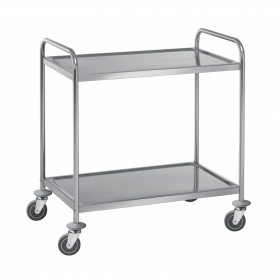 Chariot Inox - 2 plateaux Chariot Inox - 2 plateaux