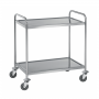 Chariot Inox - 2 plateaux