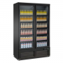 Armoire réfrigérée libre service négative 2 portes vitrées - 888 L