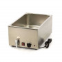 Bain-marie électrique avec robinet de vidange