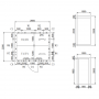 Chambre froide 2600x2200 mm - 9,6 m³ - Sans groupe
