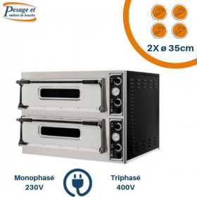 Fours à pizza électrique PRISMAFOOD Pizzas XL 8 x ø35 cm