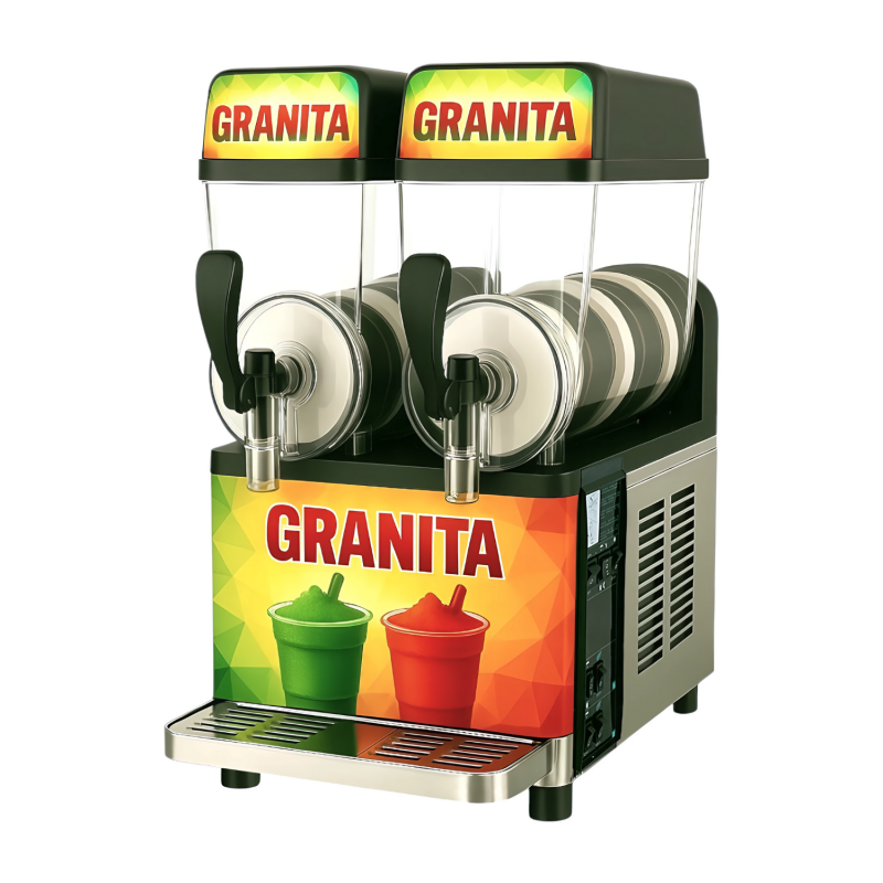 Machine à Granita Professionnelle 2x12L