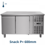Table desserte froid négatif 2 portes format snack 600mm