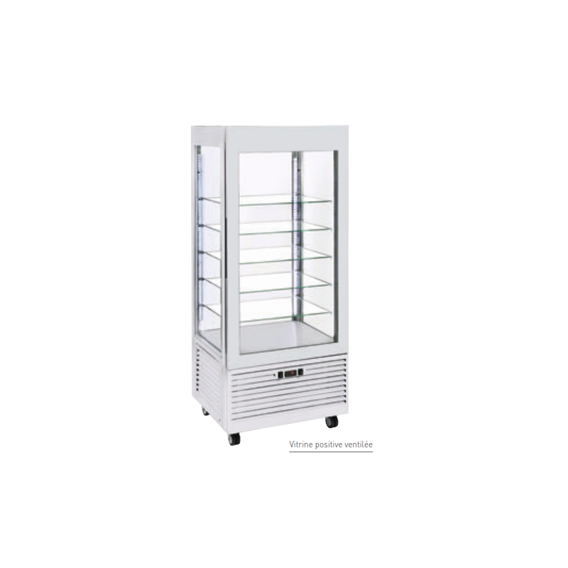 Vitrine réfrigérée positive 4 faces vitrées ISOTECH Bacara