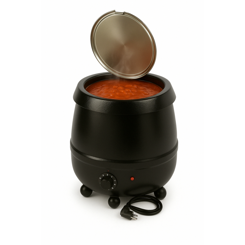 Marmite à soupe électrique noire 10L