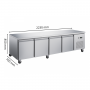 Table desserte négative 4 portes GN 1/1 - Congélateur