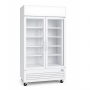 Armoire à boissons blanche 2 portes, 630L avec Canopy
