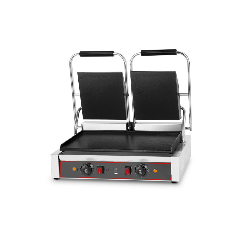 Grill contact double plaques lisses