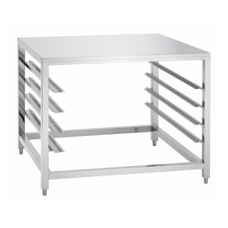 Soubassement pour four GN2/1 - Plateau 930 x 850 mm