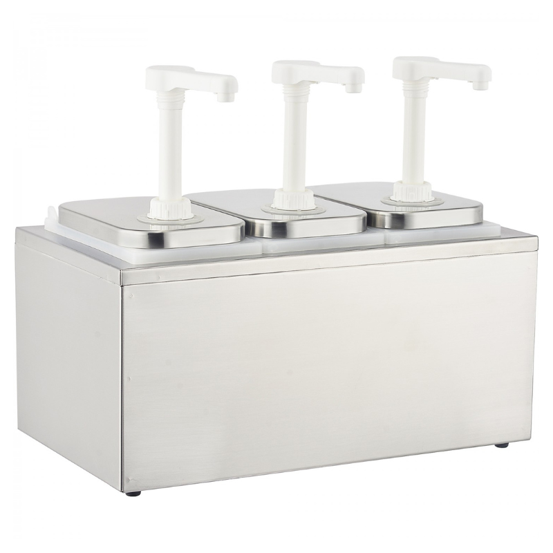 Distributeur sauce 3 pompes - 3x2 L