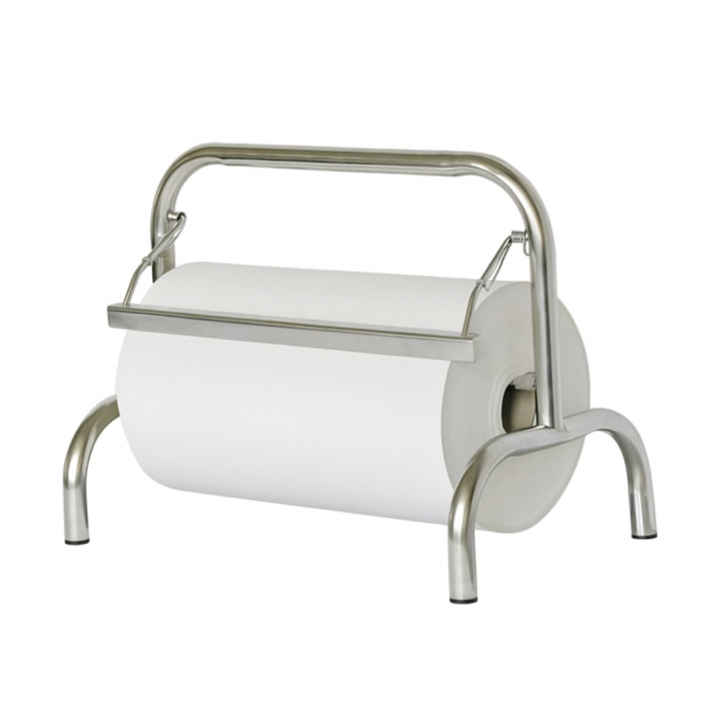Dérouleur Inox pour Papier Comptoir - 330 mm