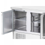 Table desserte réfrigérée 3 portes tout inox
