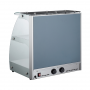 Vitrine chauffante éclairage interne - INOX - 560 W