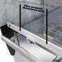 Vitrine Chauffante Libre Service INOX - 220L