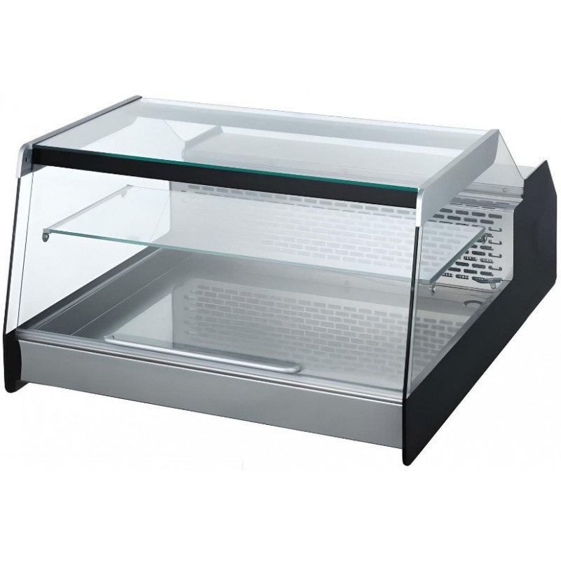 Vitrine de marché à poser, service arrière