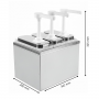 Distributeur sauce 3 pompes - 3x1 L