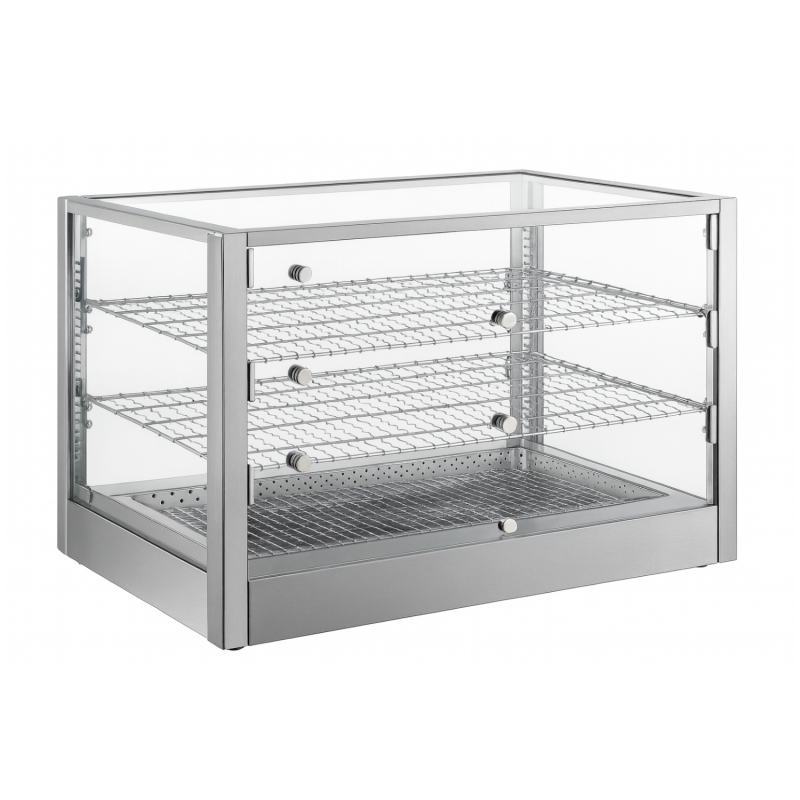 Vitrine chauffante éclairage LED 115L