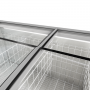 Congélateur vitré professionnel pour supermarché - 1450 mm, 530 L