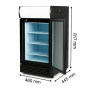 Mini congélateur vitré - 50L avec Canopy