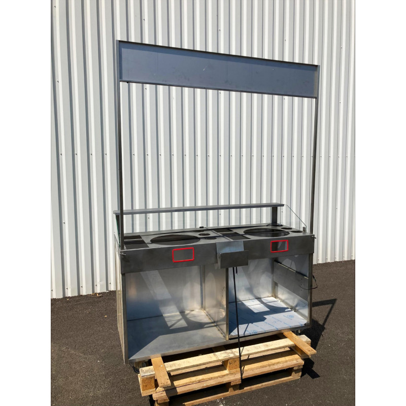 Chariot Ambulant Double Crêpière – Modèle d’Exposition