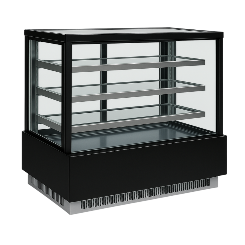 Vitrine réfrigérée cubique Kuby 3 étagères - modèle déclassé suite choc