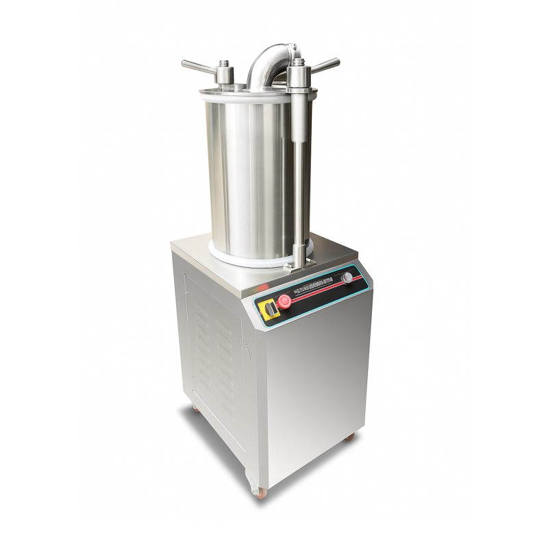 Poussoir à Saucisse Hydraulique Inox 35L Professionnel