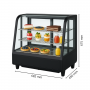 Vitrine de comptoir réfrigérée à poser 100 L