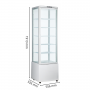 Vitrine réfrigérée panoramique 280 Litres