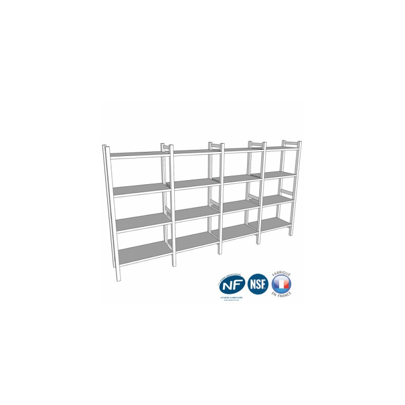 Rayonnage alimentaire Polymère 5227 mm